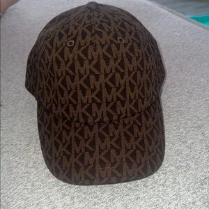 Michael Kors Brown Signature Hat